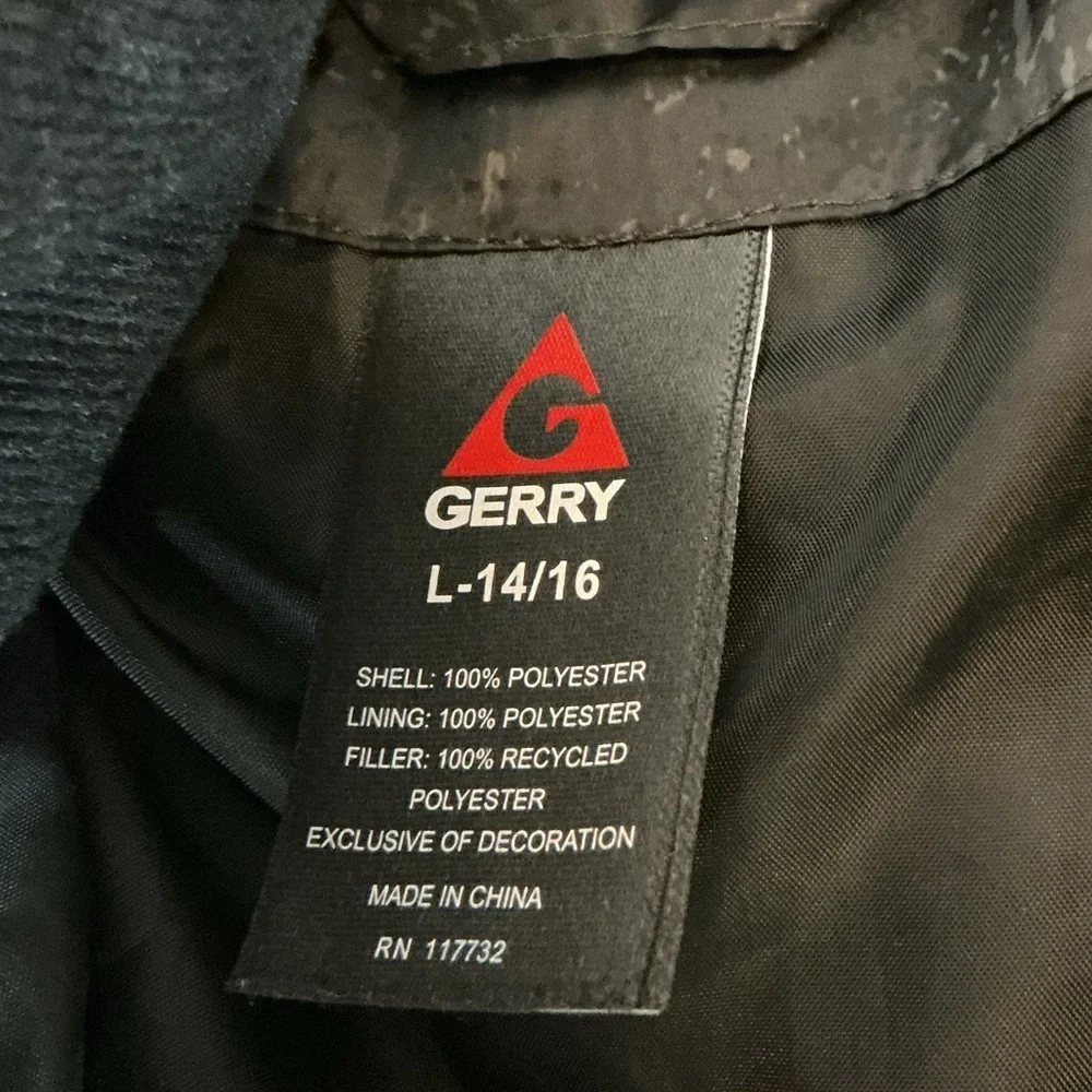 Gerry Weber Kids Gray and Black Puffer Jacket A0493